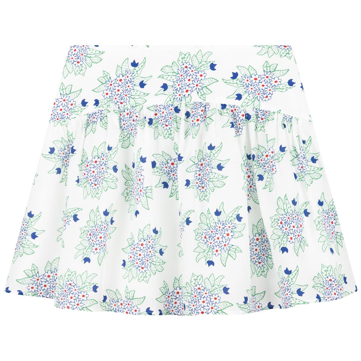 女童绿色短裙