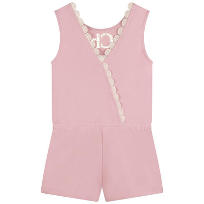 女童粉色连体裤