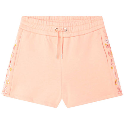 女童浅粉色短裤