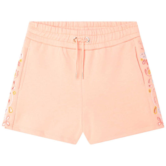 女童浅粉色短裤