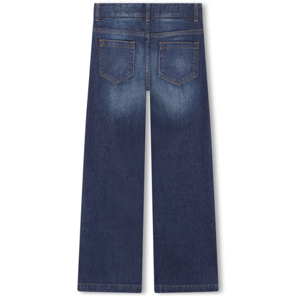 女童蓝色牛仔裤