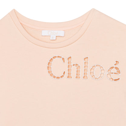 女童粉色棉T恤