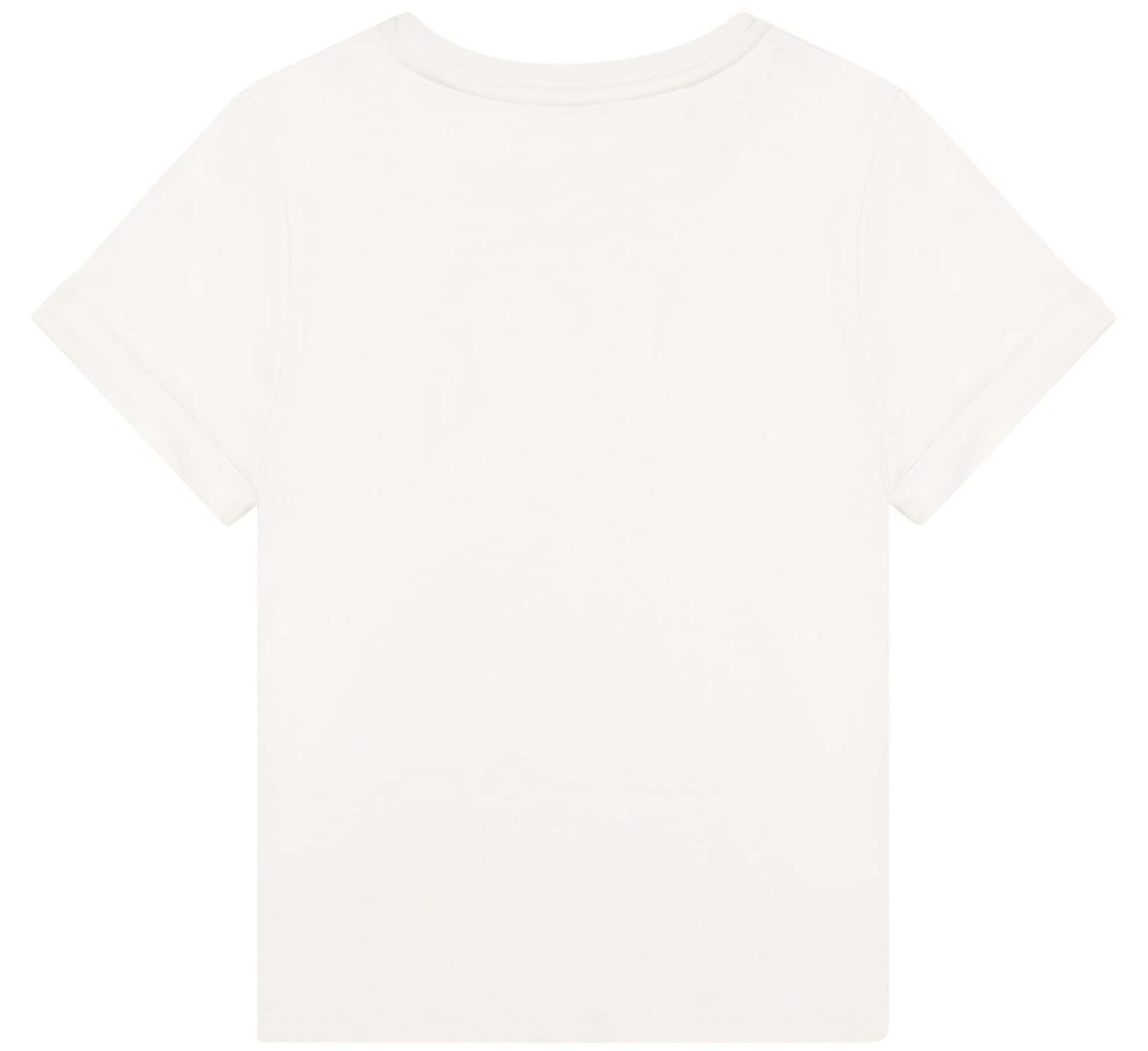 儿童白色Logo棉T恤
