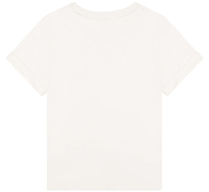 儿童白色Logo棉T恤