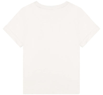 儿童白色Logo T恤