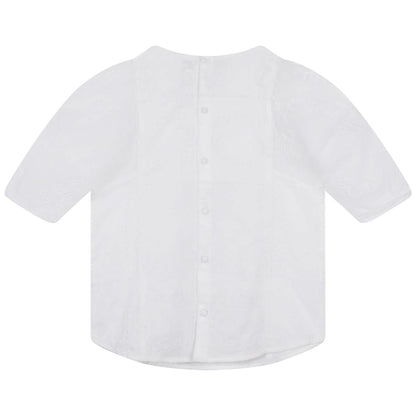 女童白色衬衫