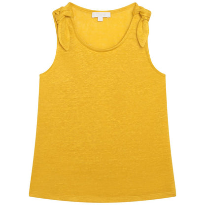女童黄色背心