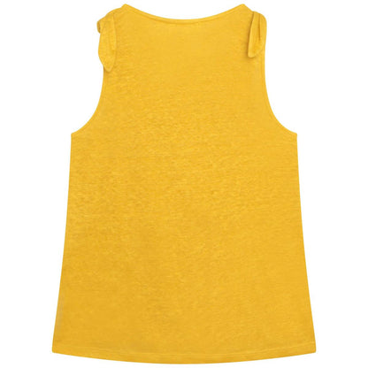 女童黄色背心