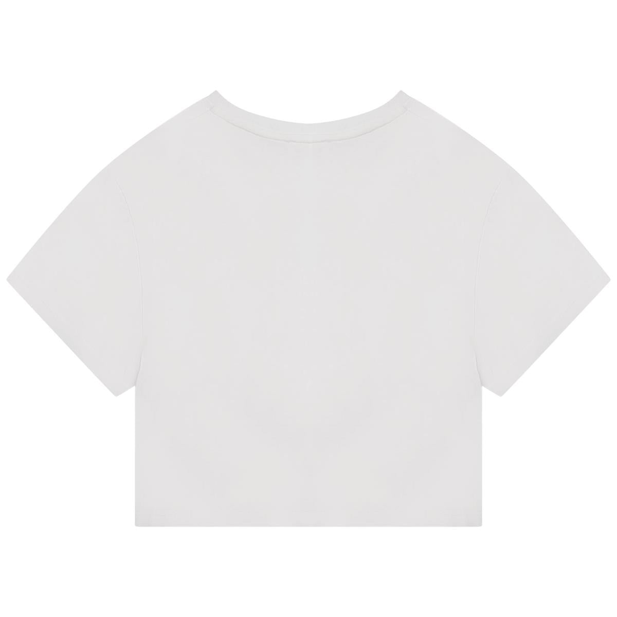 女童白色T恤