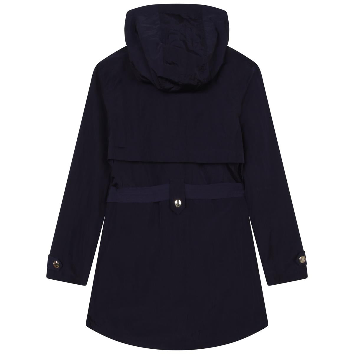 女童藏青色连帽夹克