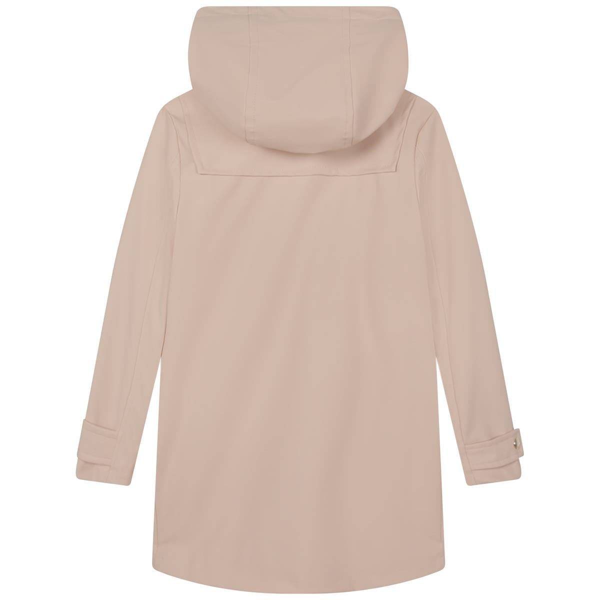 女童粉色连帽夹克