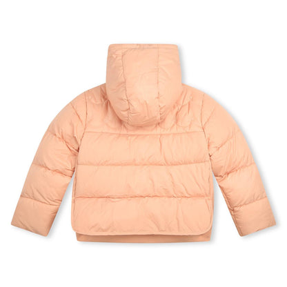 女童粉色棉服