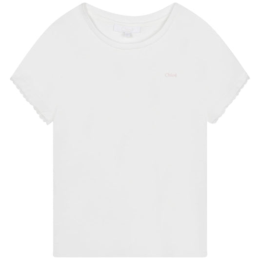 儿童白色T恤