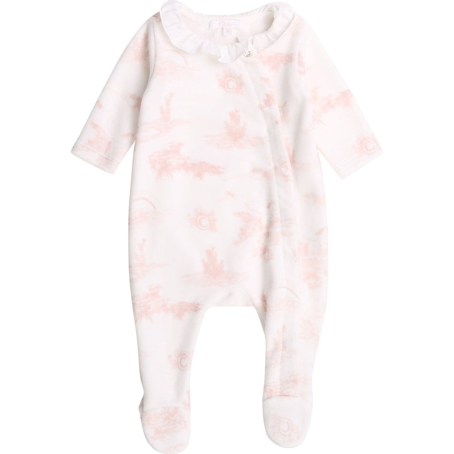 Baby Girls Light Pink Babysuit