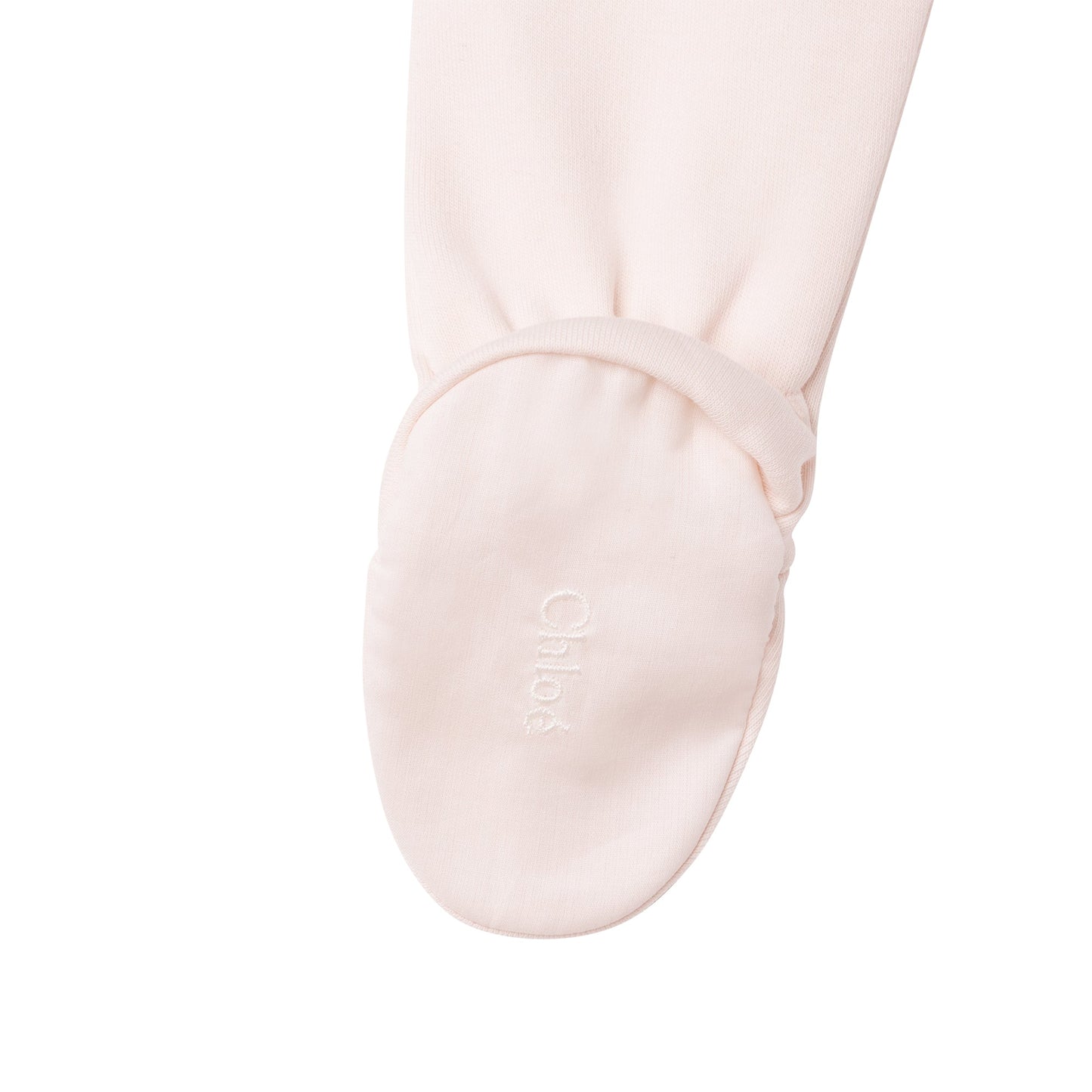 女婴粉色棉连体衣