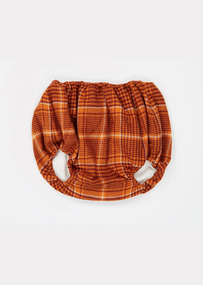 Baby Girls Orange Check Dove Tunic Set