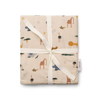 儿童米色动物床上用品(2件)