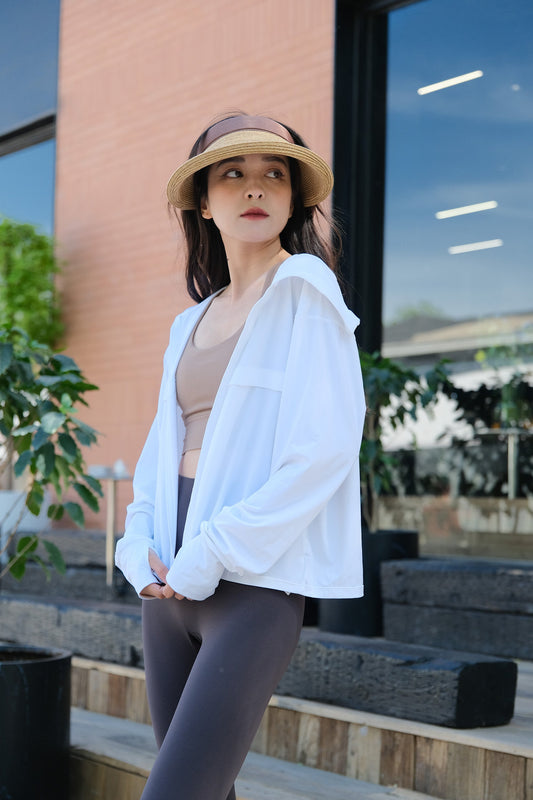 白色防晒服
