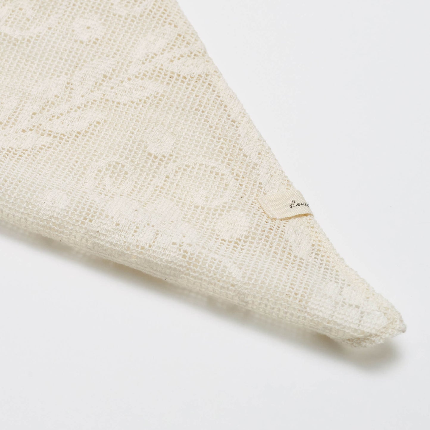 女童白色棉围巾