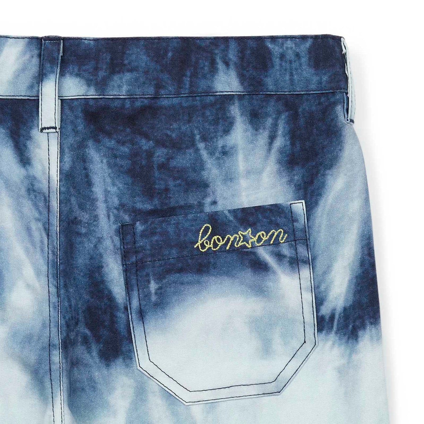 儿童蓝色棉短裤