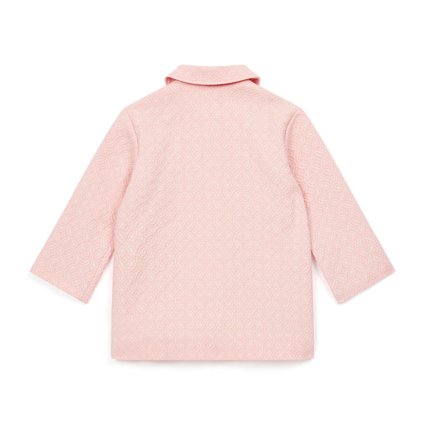 女童粉色棉外套