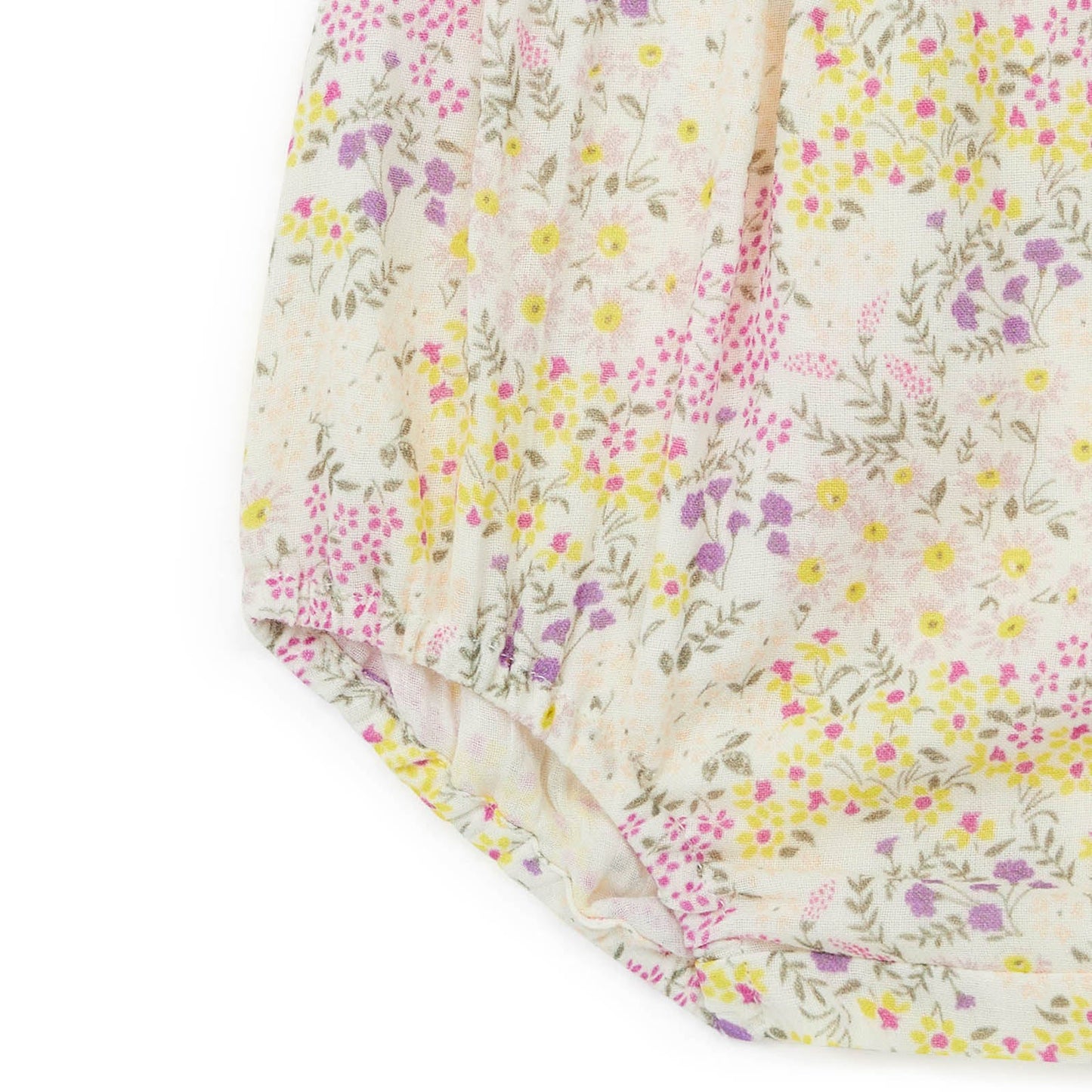 女婴黄色棉灯笼裤