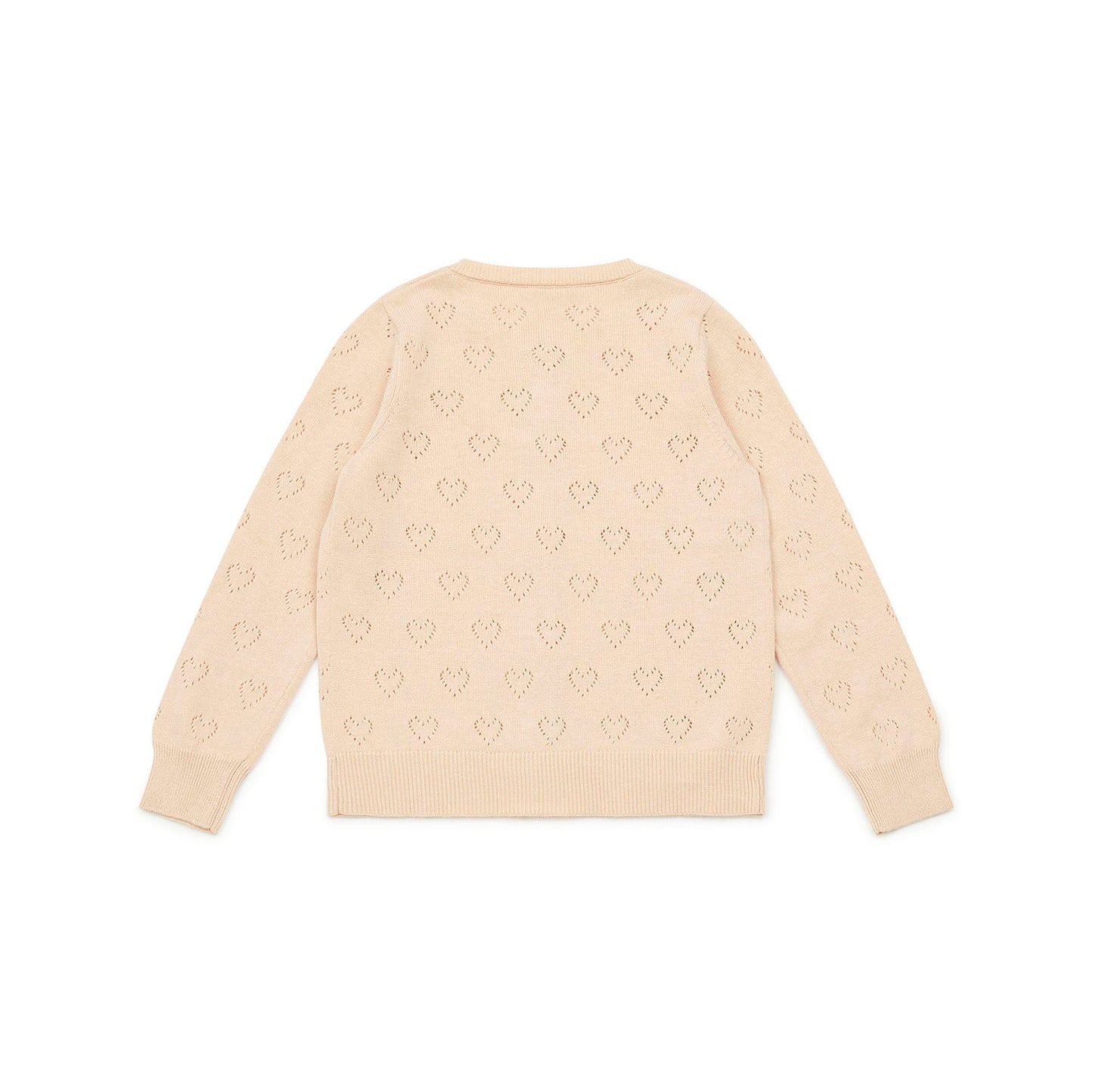 女童淡粉色棉开衫