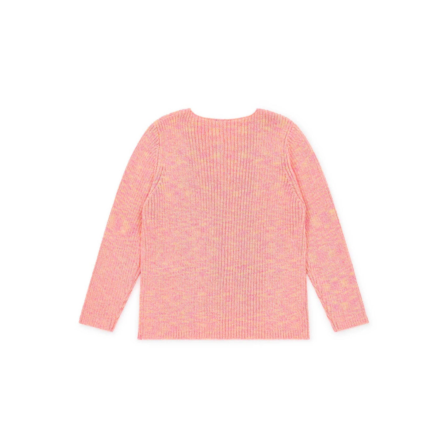 女童粉色棉开衫