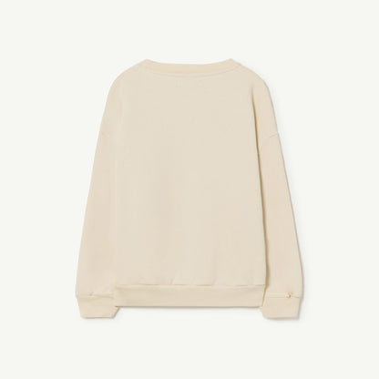 儿童白色猫咪棉卫衣