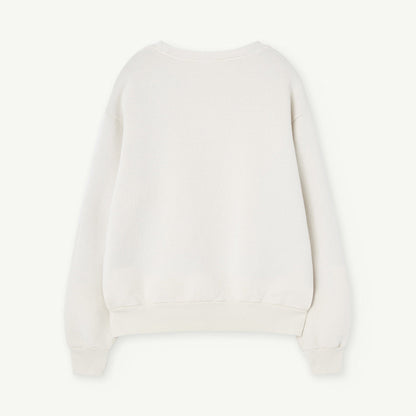 儿童白色Logo棉卫衣