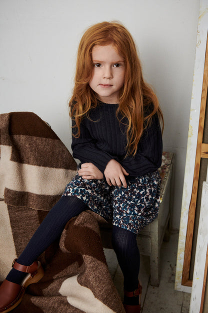 儿童深绿色羊毛背心