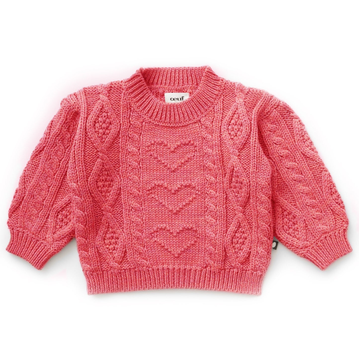 女童粉色羊毛毛衣