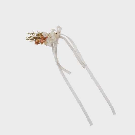 女童粉色花朵发夹