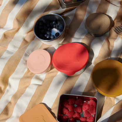 儿童红色&粉色餐盒(2件)