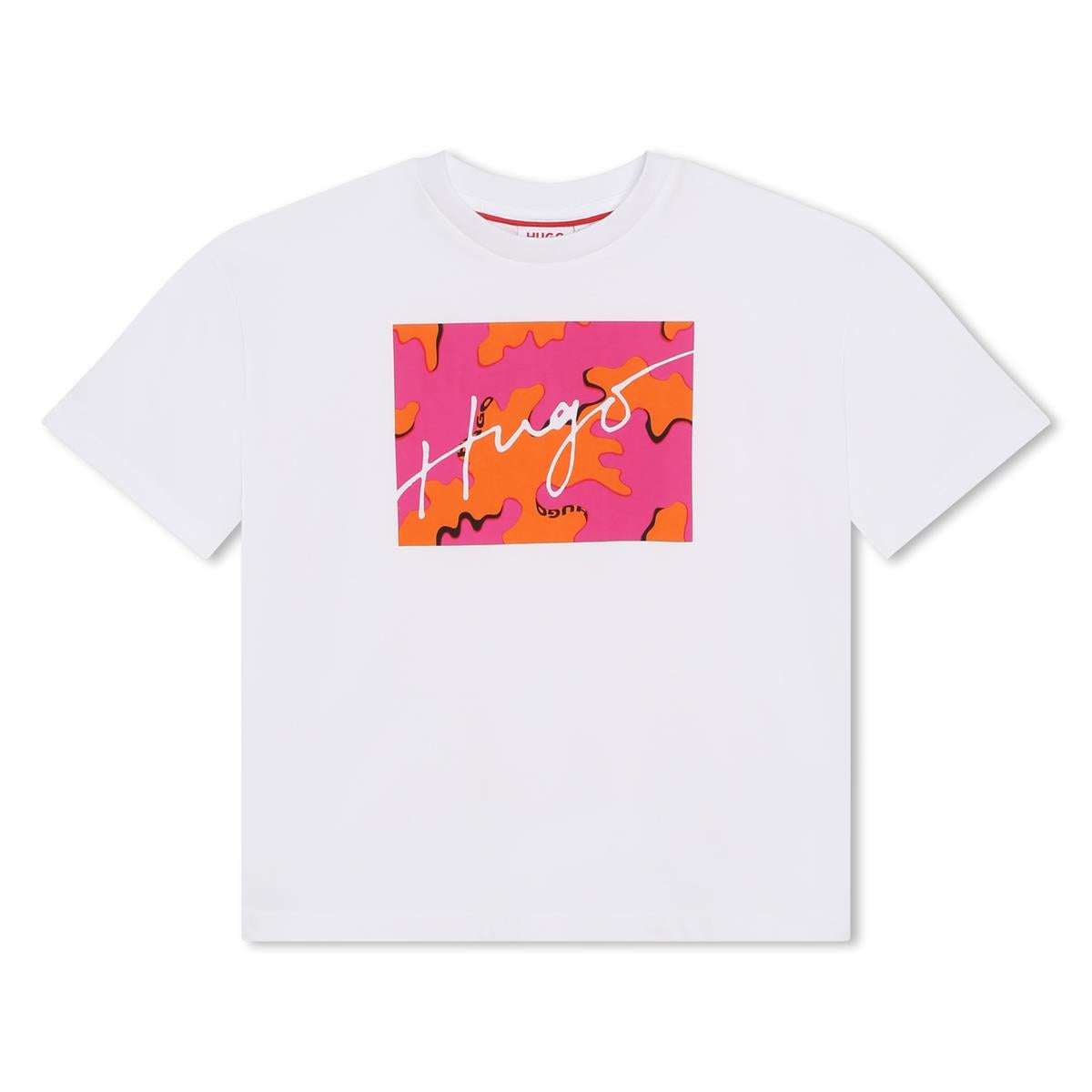 女童白色Logo T恤