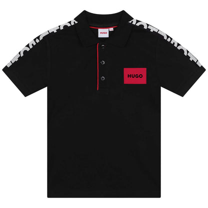 男童黑色Polo衫