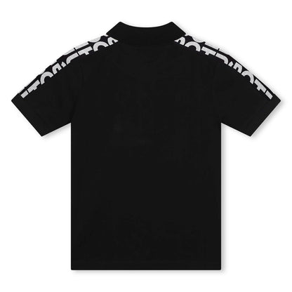 男童黑色Polo衫