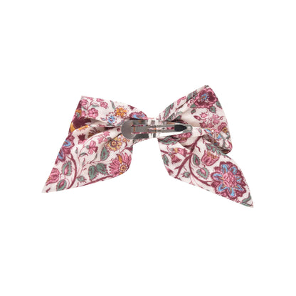 女童粉色花朵发夹