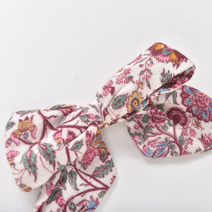 女童粉色花朵发夹