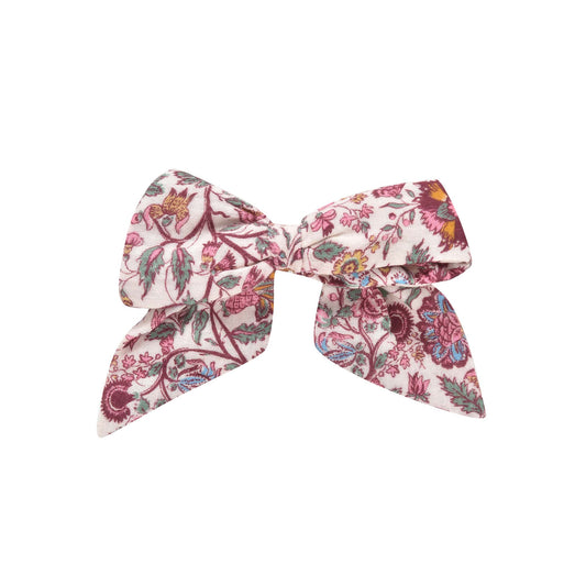 女童粉色花朵发夹