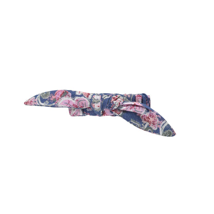 女童蓝色碎花发圈