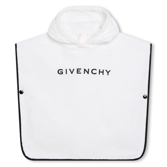 男童白色Logo浴巾