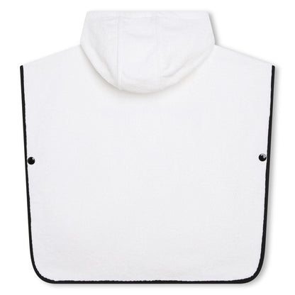 男童白色Logo浴巾