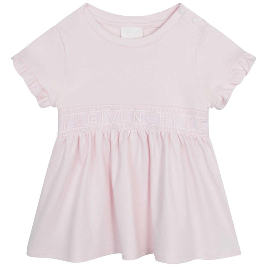 女婴粉色连衣裙