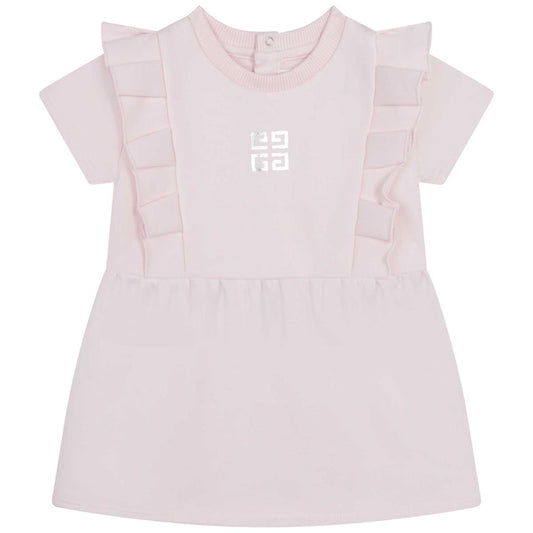 女婴浅粉色连衣裙