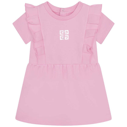 女婴粉色连衣裙