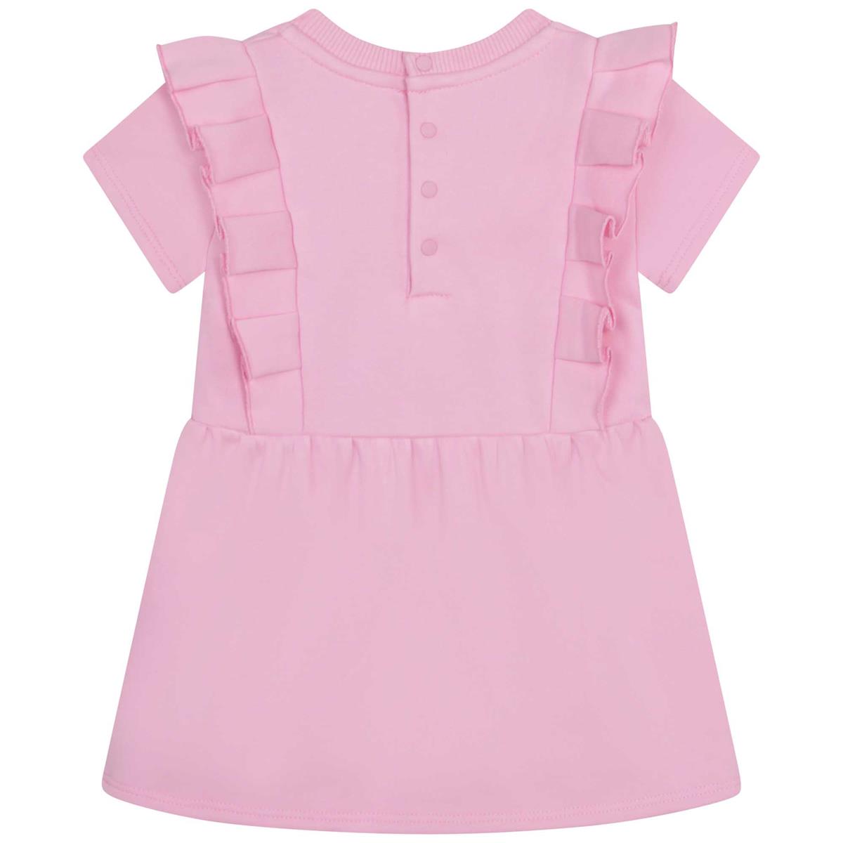 女婴粉色连衣裙