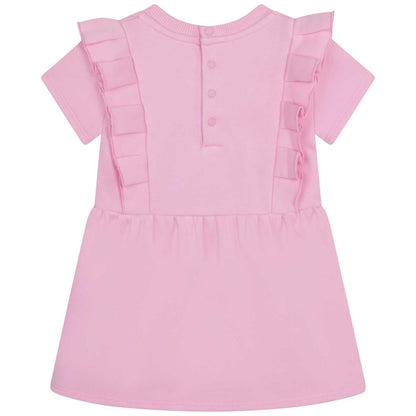 女婴粉色连衣裙