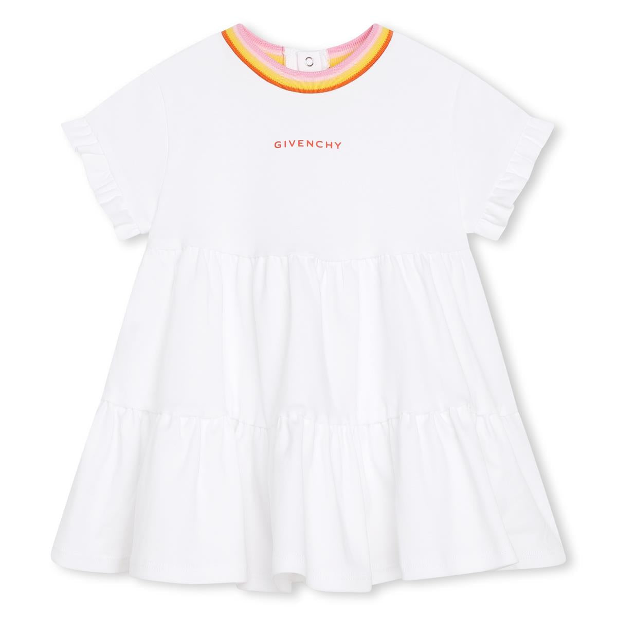 女婴白色连衣裙