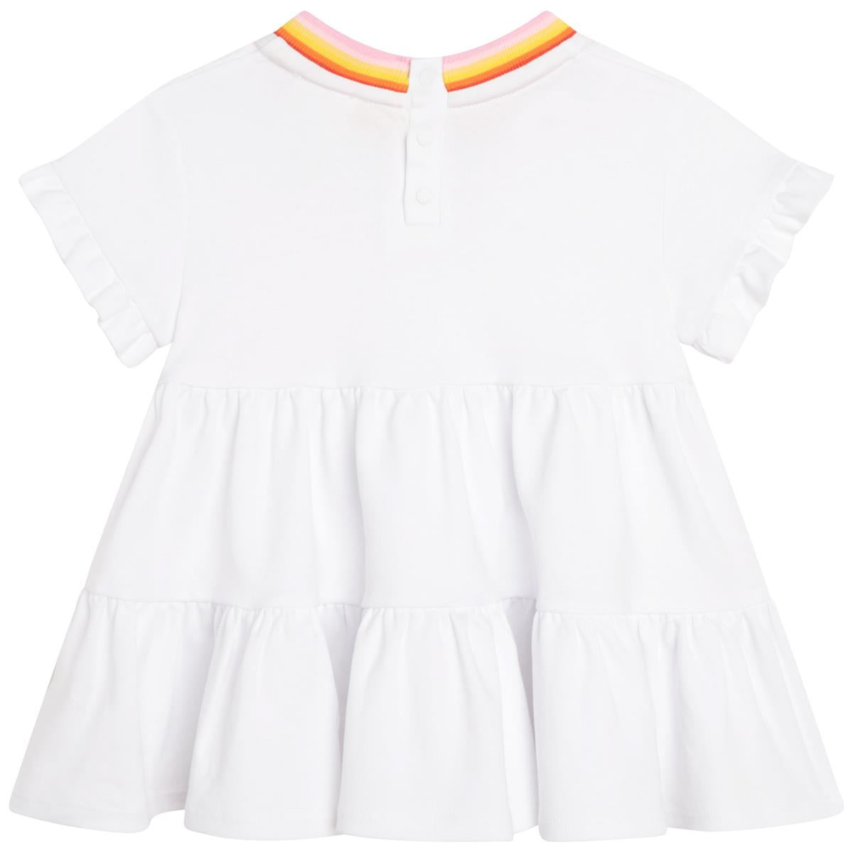 女婴白色连衣裙